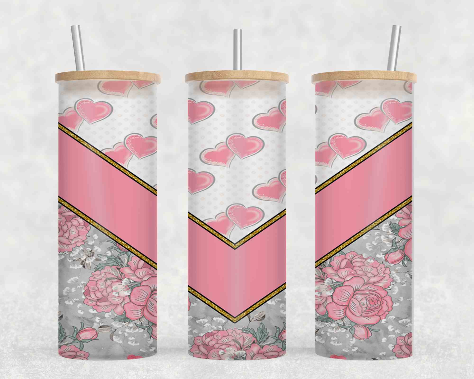 Pink Vee Flower-10598